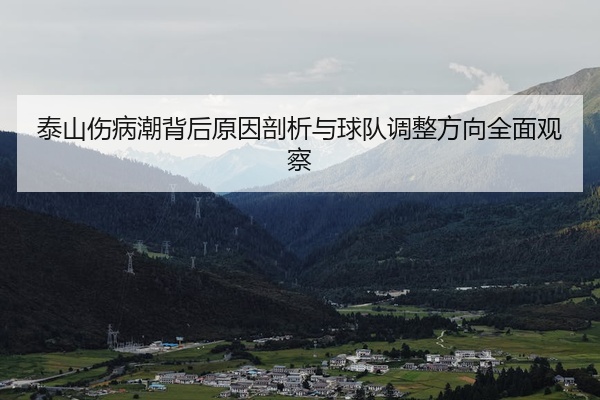 泰山伤病潮背后原因剖析与球队调整方向全面观察